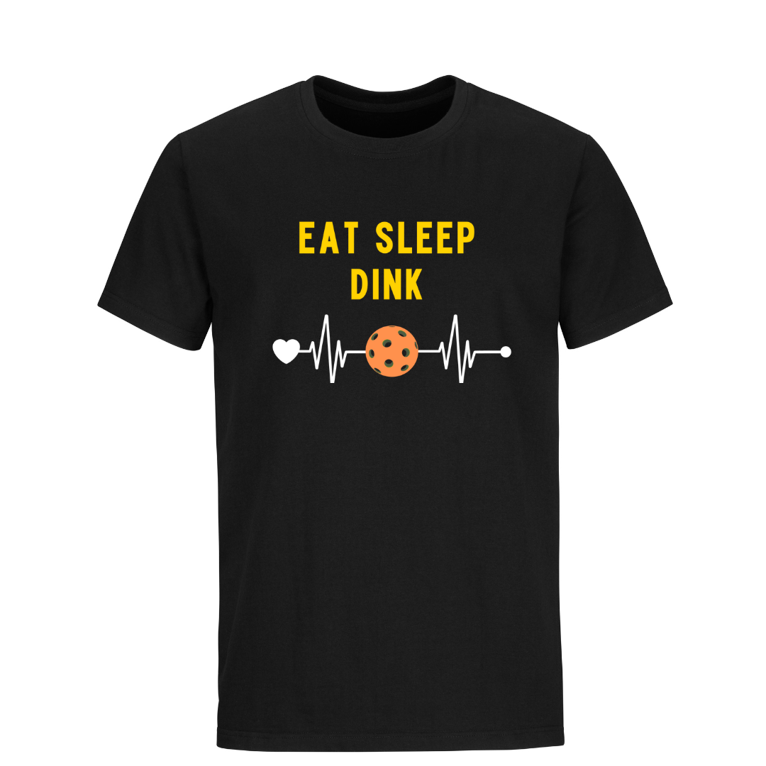 Eat Sleep Dink T-Shirt – Essential Gear for Pickleball Enthusiasts