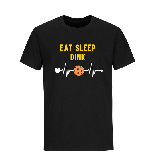 Eat Sleep Dink T-Shirt – Essential Gear for Pickleball Enthusiasts