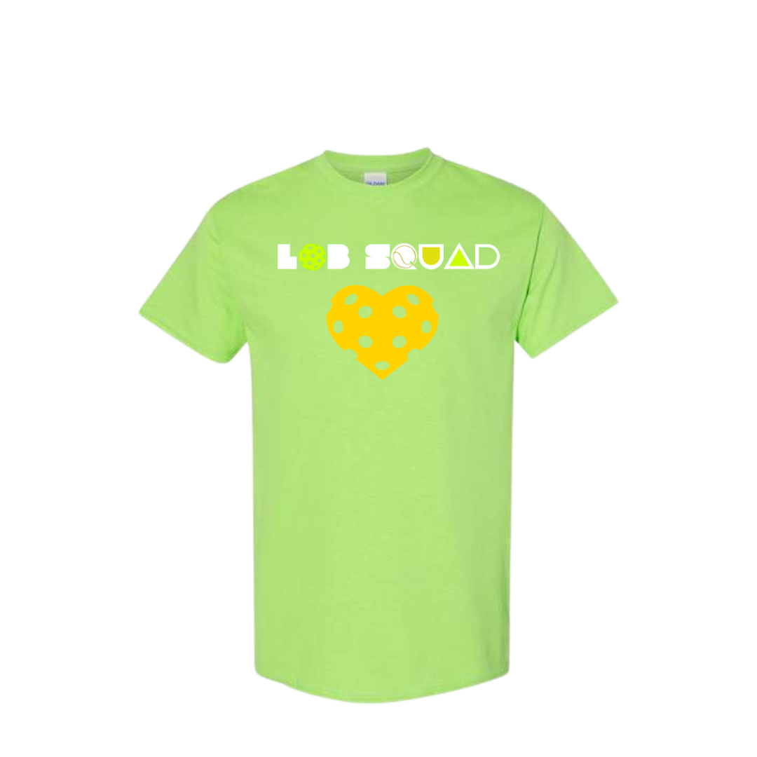 Lob Squad- I love Pickleball Heart Shirt