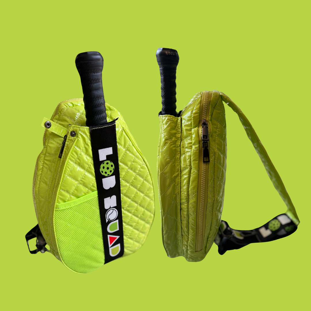 Pickleball Sling Bag – Neon Yellow